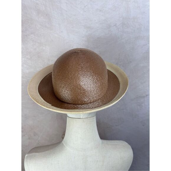 Vintage 1960s Fine Straw Hat Adolfo II of New York - Picture 3 of 9